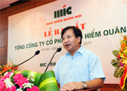 Bộ Tài chính cấp giấy phép điều chỉnh 43/GPĐC12 cho MIC thay đổi cơ cấu vốn góp